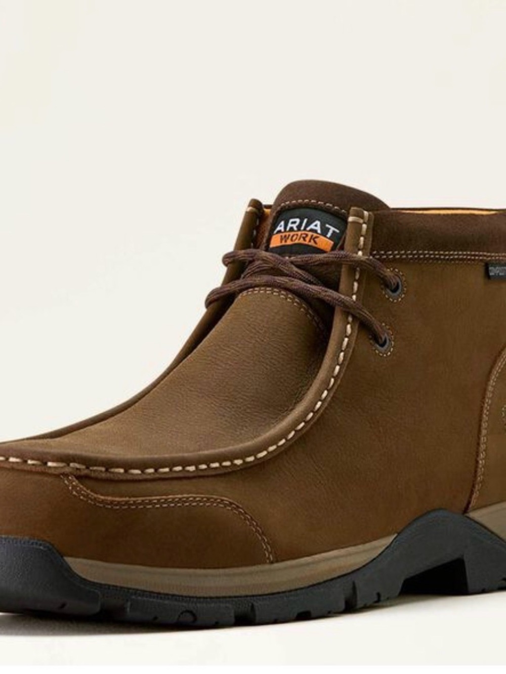 Ariat Brown Leather Chukka Work Boot